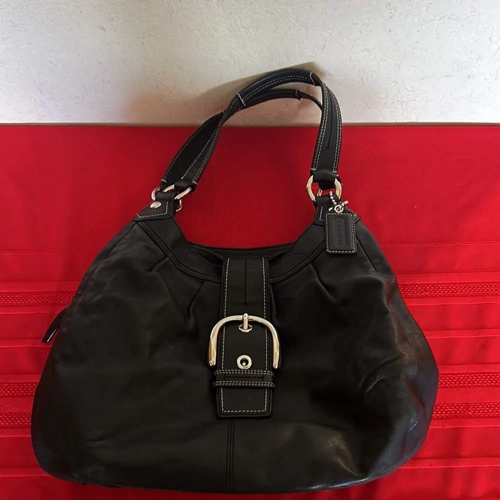 Coach Soho Lynn Soft Leather Hobo Handbag - Picture 6 of 6